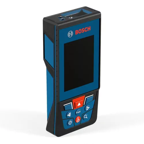 Lézeres távolságmérő, Bosch GLM 100-25 C Professional, kék/fekete, 100 m hatótáv, IP54 védettség, memória, elemes (3 x AA)