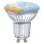 Okos LED izzó, Ledvance Smart+ WiFi, 40 W, GU10, 2700–6500 K, fényerő és szín szabályozás, alkalmazással vezérelhető, Google/Alexa kompatibilis, élettartam: 20 000 óra