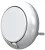 Éjszakai lámpa, Ledvance Lunetta Round White, 7,1 × 6 cm, fehér, LED, melegfehér fény, automatikus be- és kikapcsolás, kapcsolóval, konnektorba dugható