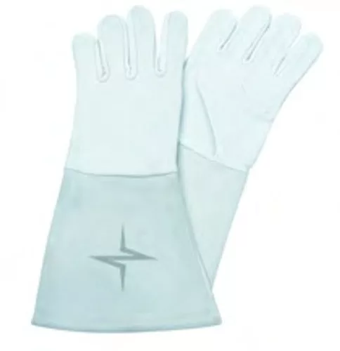 Hegesztőkesztyű, Bohler TIG Classic, világosszürke, méret: 10/XL, juhbőr, marhabőr mandzsetta, 1 pár