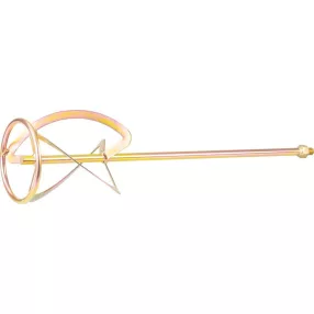   Keverőszár, Strend Pro PXE-01, arany, átmérő: 140 mm, M14 csatlakozás, sárga cinkbevonatú felület, 600 mm