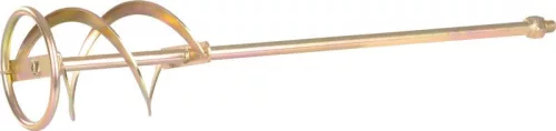 Keverőszár, Strend Pro PXE-02, arany, átmérő: 120 mm, M14 csatlakozás, sárga cinkbevonatú felület, 600 mm