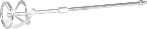 Keverőszár, Burley R003, szürke, átmérő: 100 mm, M14 csatlakozás, cinkbevonatú felület, kétrészes