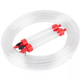   Tömlős vízmérték, Strend Pro JYC-75, átlátszó, 15 m, PVC tömlő, műanyag mérőhenger