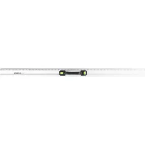   Vízmérték vonalzóval, Strend Pro FSC-06, ezüst, 100 cm, 2 libella, alumínium