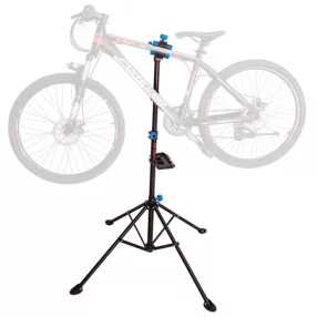   Kerékpárjavító állvány, Strend Pro, 109–190 cm, 22–55 mm vázbefogó, 360°-ban forgatható, mágneses szerszámtartóval, 30 kg teherbírás, stabil