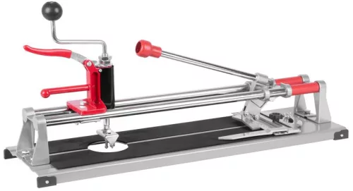 Kézi csempevágó, Strend Pro MT116A, piros/fekete, 400 mm, maximum 10 mm vastagság, körkivágóval, 70,5 × 20,5 × 13,5 cm, csempéhez és padlólaphoz