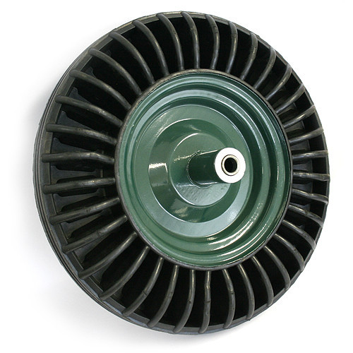 Talicskakerék, Strend Pro Garden Bantam, fekete, 39 cm átmérő, 8 cm szélesség, tengelyfurat: 16 mm