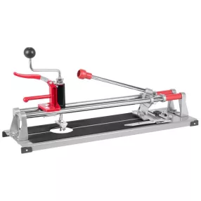   Kézi csempevágó, Strend Pro MT120A, piros/fekete, 500 mm, maximum 12 mm vastagság, körkivágóval, 75,5 × 20,5 × 13,5 cm, csempéhez és padlólaphoz