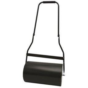   Gyepszellőztető henger, Strend Pro Garden GR001, fekete, acél, 50 x 32 cm, 38 l, homokkal tölthető