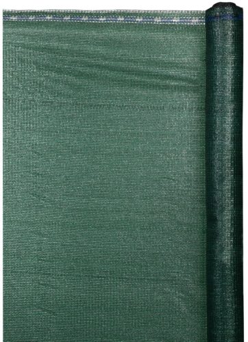 Árnyékoló háló medence fölé, kerítésre, Strend Pro Garden, 1 x 10 m, zöld, HDPE, 230 g/m2, 95% árnyékolás, UV-álló, időjárásálló