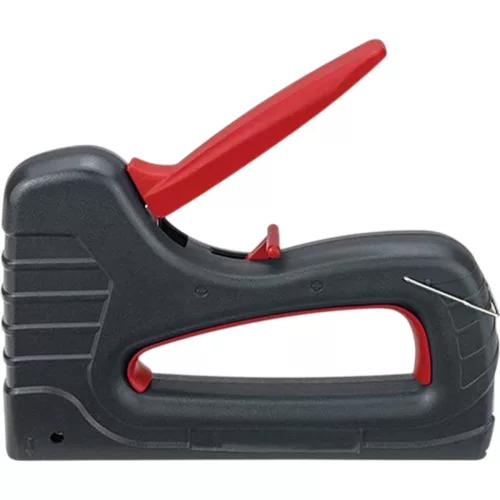 Kézi tűzőgép, Strend Pro Premium SG875, fekete, 6–16 mm kapocshossz, műanyag burkolat, kárpitos