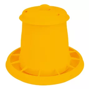 Baromfi etető, Novital 2071AF, sárga, 5,25 l, műanyag