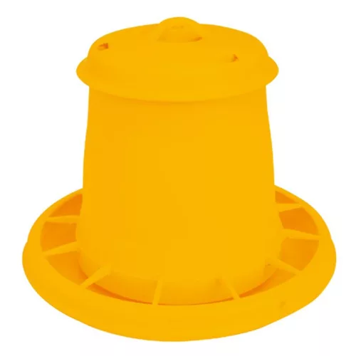 Baromfi etető, Novital 2071AF, sárga, 5,25 l, műanyag