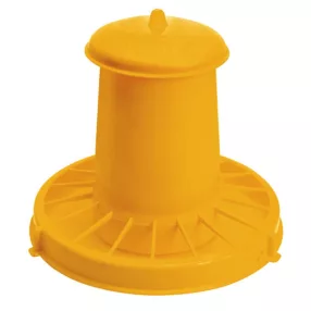 Baromfi etető, Novital 2005AF, sárga, 10,5 l, műanyag