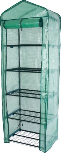 Melegágy, Strend Pro Garden Greenhouse X085, 69 x 49 x 200 cm, UV-álló PE fólia, porszórt fém váz, 5 polcos (TC2170849)