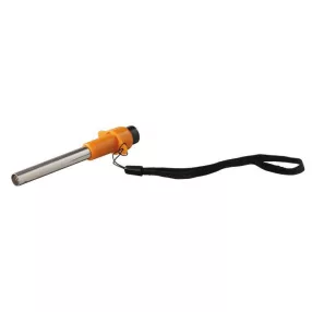   Piezo gyújtó, Meva, narancssárga/fekete, hosszú fém nyak, ergonomikus markolat, csuklópánt