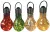Függeszték napelemes lámpa, Strend Pro Garden Stella, 9 x 18 cm, 5 LED, elemes (1 x AA), elem nélkül, 24 db-os csomag, kompakt, hordozható