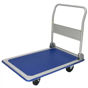   Kézikocsi, Strend Pro PH308, kék, maximum 300 kg teherbírás, acél, kézi, raktárakba és szállodákba is