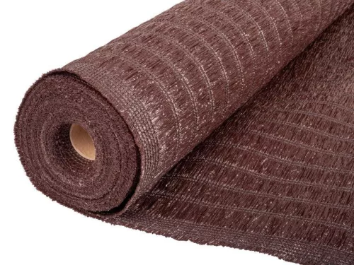 Árnyékoló háló medence fölé, kerítésre, Strend Pro Garden, 1,5 x 10 m, barna, 95% árnyékolás, 230 g/m2, UV-álló, időjárásálló