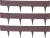 Kerti paliszád, Strend Pro Garden RattanPalisade, sötétbarna, 80 x 29,5 cm, összekapcsolható, 240 cm hossz, formázható, rugalmas műanyag, UV-álló, 3 panel/csomag