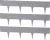 Kerti paliszád, Strend Pro Garden RattanPalisade, szürke, 80 x 29,5 cm, összekapcsolható, 240 cm hossz, formázható, rugalmas műanyag, UV-álló, 3 panel/csomag