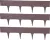 Kerti paliszád, Strend Pro Garden StonePalisade, sötétbarna, 79 x 29,5 cm, összekapcsolható, 237 cm hossz, formázható, rugalmas műanyag, UV-álló, 3 panel/csomag