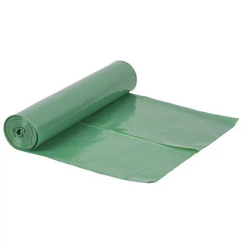 Szemeteszsák, MagicHome, ROLO, 120 l, 70 x 110 cm, 15 db, zöld, újrahasznosítható, rendkívül erős, műanyag