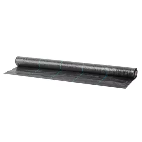   Szőtt talajtakaró szövet, Strend Pro Garden H1102, 1 x 20 m, fekete, 100 g/m2, gyökérgátló