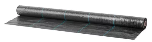 Szőtt talajtakaró szövet, Strend Pro Garden H1102, 1 x 20 m, fekete, 100 g/m2, gyökérgátló