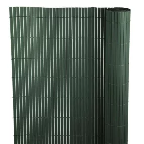   Lamellás kerítés, Strend Pro Garden Ence DF13, zöld, 100 cm x 3 m, PVC lamellák, 1300 g/m2, UV-álló, árnyékoló