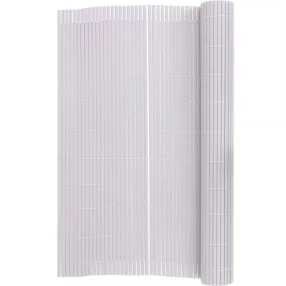   Lamellás kerítés, Strend Pro Garden Ence DF13, szürke, 100 cm x 3 m, PVC lamellák, 1300 g/m2, UV-álló, árnyékoló