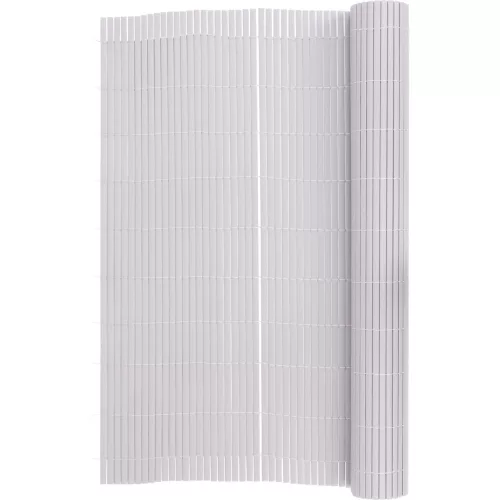 Lamellás kerítés, Strend Pro Garden Ence DF13, szürke, 100 cm x 3 m, PVC lamellák, 1300 g/m2, UV-álló, árnyékoló