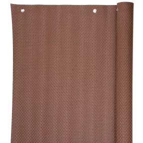   Árnyékoló háló erkélyre, Strend Pro Garden, 0,9 x 3 m, barna, UV-álló, polyrattan, szemekkel, 800 g/m2
