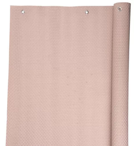Árnyékoló háló erkélyre, Strend Pro Garden, 0,9 x 3 m, bézs, UV-álló, polyrattan, szemekkel, 800 g/m2