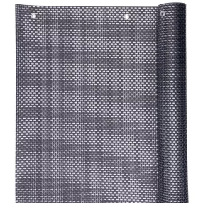   Árnyékoló háló erkélyre, Strend Pro Garden, 0,9 x 3 m, antracit, UV-álló, polyrattan, szemekkel, 800 g/m2