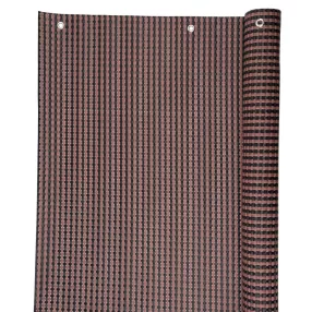   Árnyékoló háló erkélyre, Strend Pro Garden, 0,9 x 3 m, barna/fekete, UV-álló, polyrattan, szemekkel, 800 g/m2