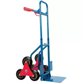   Molnárkocsi, Strend Pro, kék, maximum 180 kg teherbírás, 19 x 30 cm rakodófelület, összehajtható, lépcsőjáró, zsákhordó