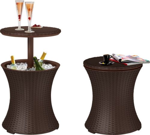 Keter® COOL BAR kerti rattan multifunkciós bár