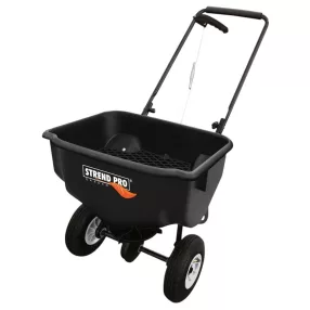   Kézi szórógép, Strend Pro Garden Goodfarm 201, fekete, 20 l, maximum 30 kg teherbírás, kerekes, ömlesztett anyagokhoz