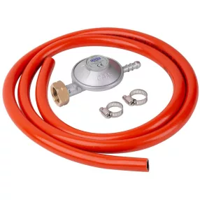   Gázszabályzó készlet, Strend Pro CGAS C31-30, 28–30 mbar, 8 mm kimenet, 1,5 m tömlő, 2 db bilincs, EN16129/EN16436, max. 1,5 kg/h, bután