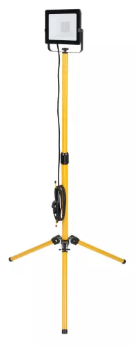LED reflektor, Strend Pro Worklight BL2-E1, SMD LED, 30 W, 2400 lm, állványos, IP65, 2,5 m kábel, 4000 K, 230 V, 0–120° állítható szög