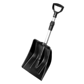   Autóhólapát, Qbrick Patrol Yeti, fekete, 31 × 34,5 × 70–84 cm, 0,64 kg, teleszkópos