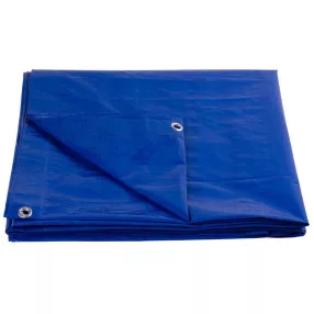   Takaróponyva, Strend Pro Garden Standard, 10 x 20 m, 80 g/m2, kék, víz-, penész-, szakadásálló, UV-álló, erősített szegély, korróziógátló fülek