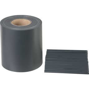   Árnyékoló szalag kerítésre, Strend Pro Garden Eurostandard, 19 cm x 26 m, antracit, fedő, kerítéspanelhez, 1050 g/m2