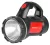Zseblámpa, Strend Pro SLR732, fekete/piros, 12,7 x 12,7 x 17 cm, LED, 150 lm, 1200 mAh, akkumulátoros, USB töltés, 2,5 óra üzemidő, beltéri használatra