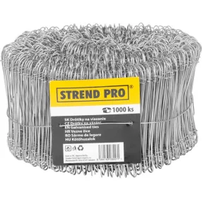   Kötöződrót fűzőlyukkal, Strend Pro WGT10, horganyzott, 1,1 x 160 mm, vas kötözéséhez, 1000 db