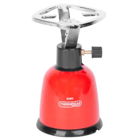   Gázfőző, Strend Pro Camping Basic, piros, szúrópatronos (190 g)
