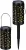 Napelemes kerti lámpa, Strend Pro Garden Yildun, fekete, 41 cm, 1 LED, melegfehér fény, vízálló, 2 db, földbe szúrható