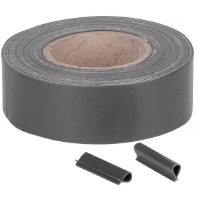   Árnyékoló szalag kerítésre, Strend Pro Garden Eurostandard Light, 4,75 cm x 35 m, antracit, UV-álló, kerítéspanelhez, 20 db rögzítő klipsszel
